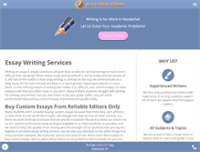 Tablet Screenshot of buycustomessays.net